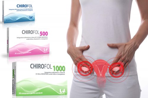 In questo articolo Parliamo degli integratori Chirofol, Chirofol 500 e Chirofol 1000, utili nella sindrome dell'ovaio policistico e per la fertilità femminile, analizzandone ingredienti, composizione, efficacia, modo d'uso ed effetti collaterali