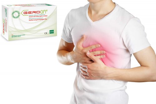 In questa recensione Parliamo di Gerdoff, a base di principi attivi utili per proteggere la mucosa di stomaco ed esofago dall'azione corrosiva dei succhi gastrici, analizzandone ingredienti, composizione, efficacia, modo d'uso ed effetti collaterali