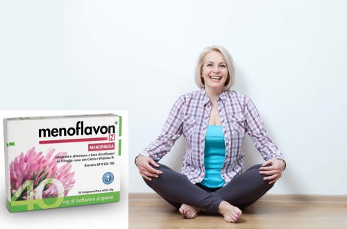 In questo articolo Parliamo dell'integratore Menoflavon (utile per dare sollievo ai sintomi della menopausa) analizzandone ingredienti, proprietà, efficacia, modo d'uso, effetti collaterali e controindicazioni