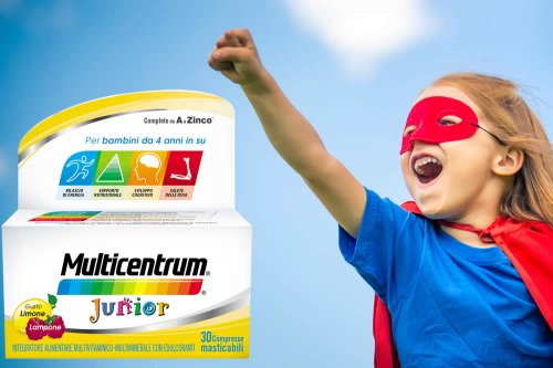 Recensione Multicentrum Junior - Integratore Multivitaminico Multiminerale per Bambini: Cos'è? A cosa Serve? Fa male? Proprietà ed Efficacia. Come si Usa? Effetti Collaterali e Avvertenze. Opinioni, Prezzo e Offerte