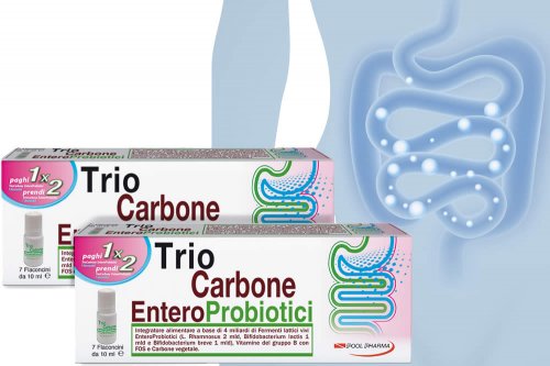 In questa recensione parliamo di Trio Carbone Entero Probiotici (integratore simbiotico utile per riequilibrare la flora intestinale alterata da diete scorrette o antibiotici), analizzandone ingredienti, efficacia, uso, prezzo ed effetti collaterali