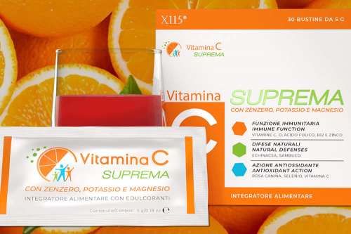 In questa recensione parliamo di Vitamina C suprema (a base di Vitamina C, Echinacea, Zenzero, Sambuco, Vitamine D e del gruppo B, Zinco, Selenio, Magnesio e Potassio), analizzandone ingredienti, efficacia, modo d'uso ed effetti collaterali