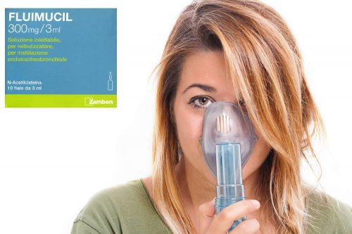 Recensione Fluimucil 300mg per Aerosol (a base di N-acetilcisteina), con tutte le informazioni del Foglio Illustrativo spiegate: A Cosa Serve? Dosi e Uso corretto contro Tosse Grassa e Bronchite. Fa Male? Prezzo ed Effetti Collaterali